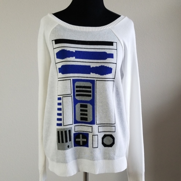 Star Wars Sweaters - Hot Topic Star Wars R2D2 Sweater